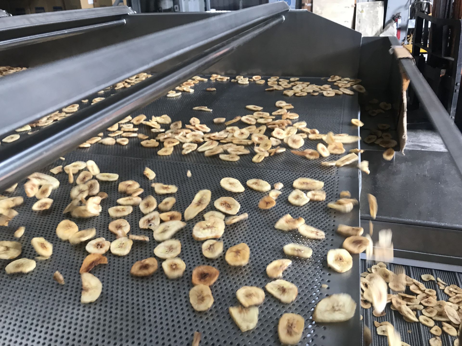Bananenchips-Produktionslinie